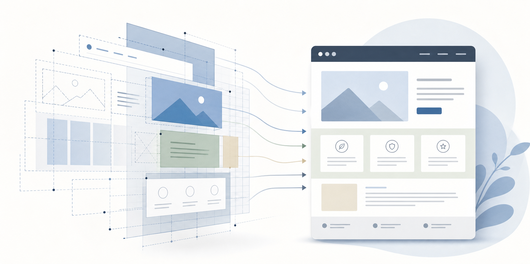 Illustration for What the page builder was actually doing